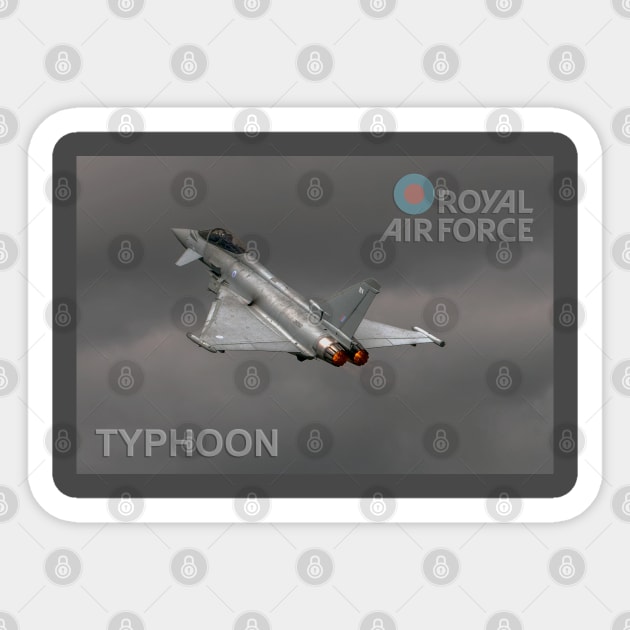 RAF Typhoon Sticker by SteveHClark